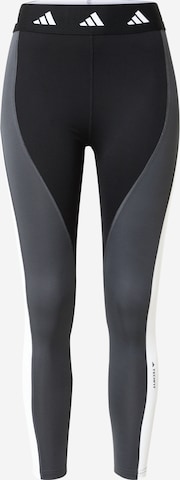ADIDAS PERFORMANCE Skinny Sportovní kalhoty – šedá: přední strana