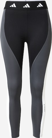 ADIDAS PERFORMANCE Skinny Sporthose in Grau: predná strana