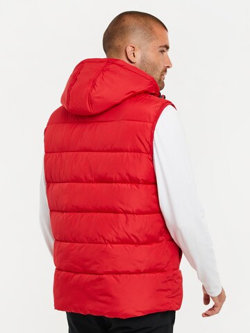 Threadbare Vest 'Ritcher' in Red