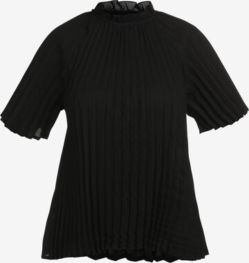 Camicia da donna di DreiMaster Maritim in nero: frontale