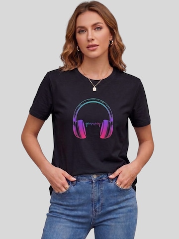 T-shirt LapaPlus en noir : devant