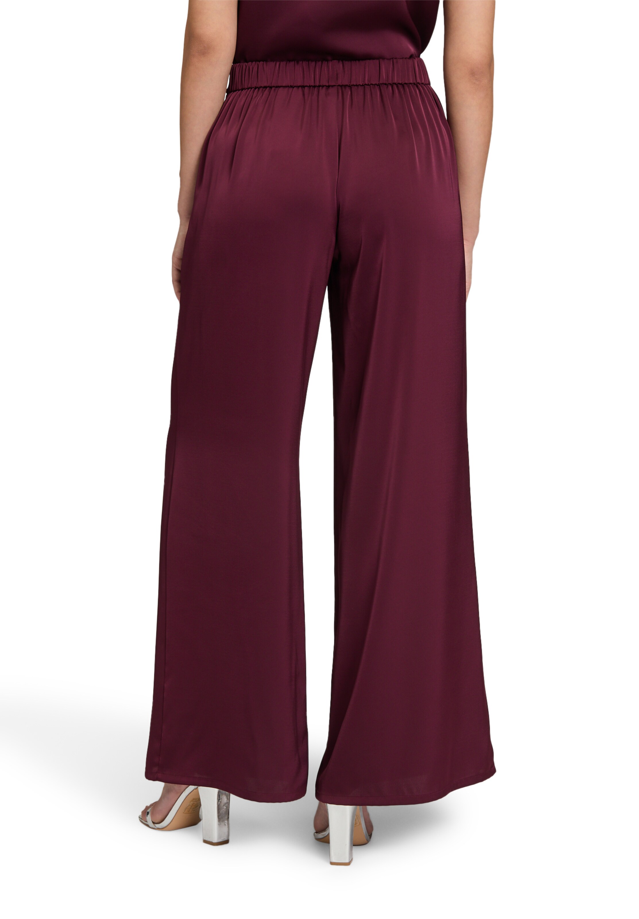 Vera Mont Wide leg Pants in Red