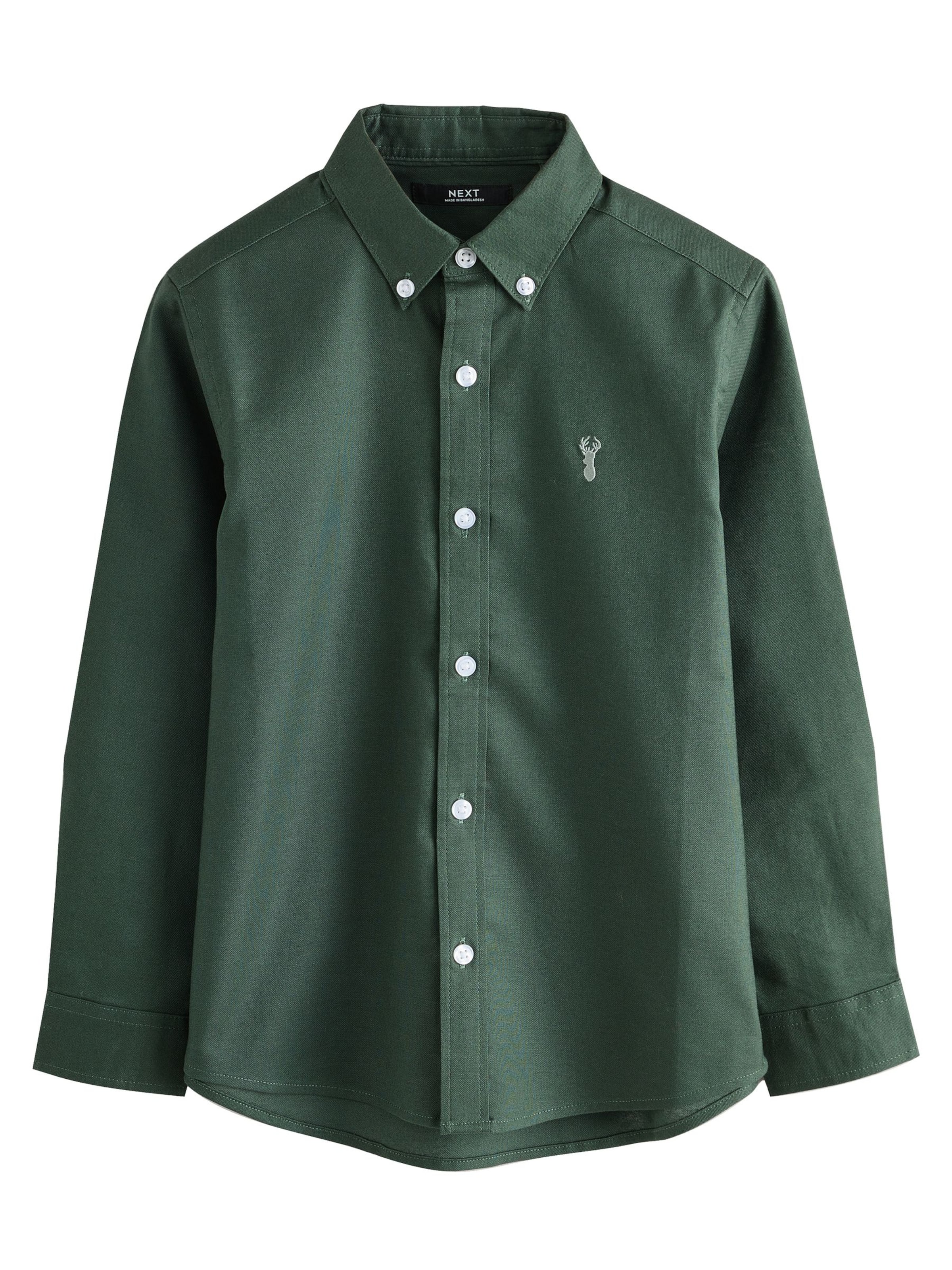 Next Regular fit Πουκάμισο σε πράσινο: μπροστά
