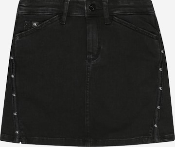 Jupe Calvin Klein Jeans en noir : devant