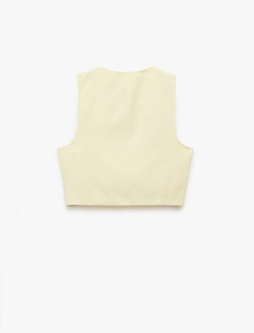 Koton Suit vest in Yellow