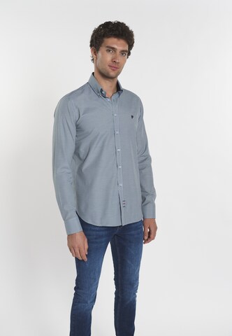 Regular fit Camicia 'Benjamin' di DENIM CULTURE in verde