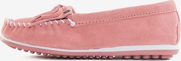 Mocassino 'Kilty plus' di Minnetonka in rosa: frontale