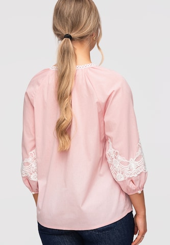 Ombre Blouse in Pink