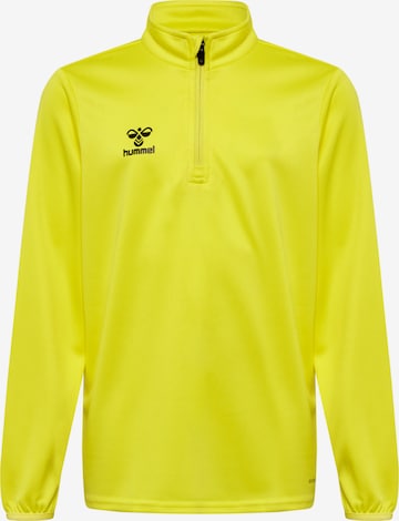 Hummel Athletic Sweatshirt in Yellow: front