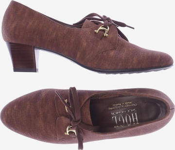 Högl Flats & Loafers in 37,5 in Brown: front
