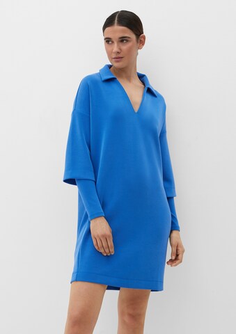 s.Oliver BLACK LABEL Jurk in Blauw: voorkant