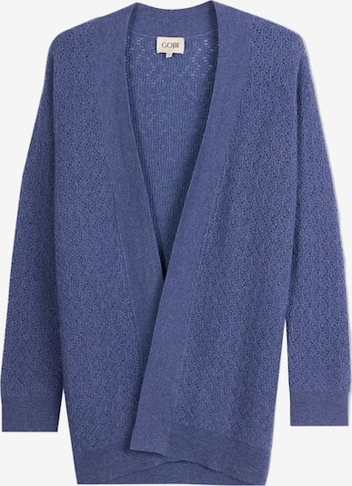 XS dydžio Kardiganas 'Ajour Knit Open-Front Cashmere Cardigan' iš GOBI Cashmere, spalva – nakties mėlyna, Prekių apžvalga