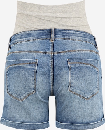 MAMALICIOUS Slimfit Jeans 'York' in Blau