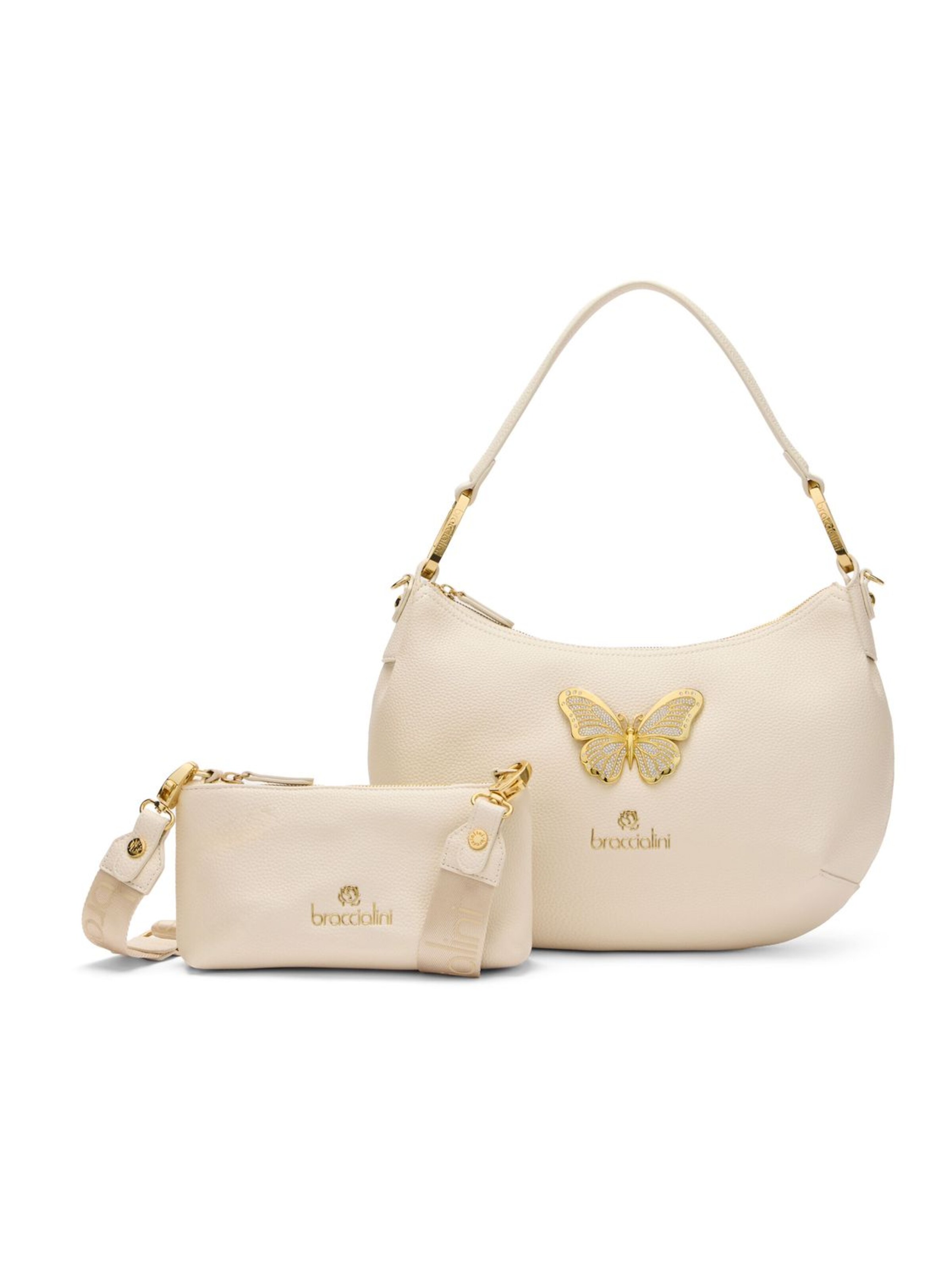 Braccialini Handtasche 'Beth Jewels'‌‌‌‌‌‌‌‌‌ in Beige: Vorderseite