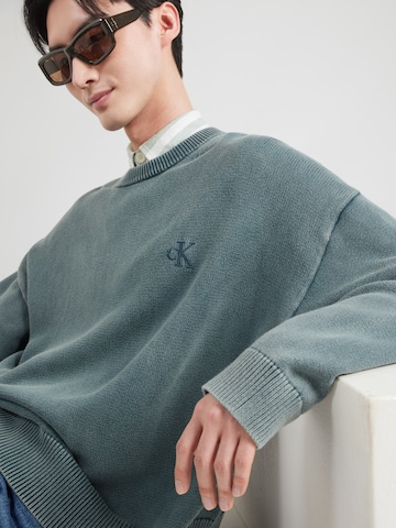 Calvin Klein Jeans Pullover in Grün