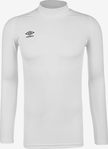 T-Shirt fonctionnel UMBRO en blanc : devant