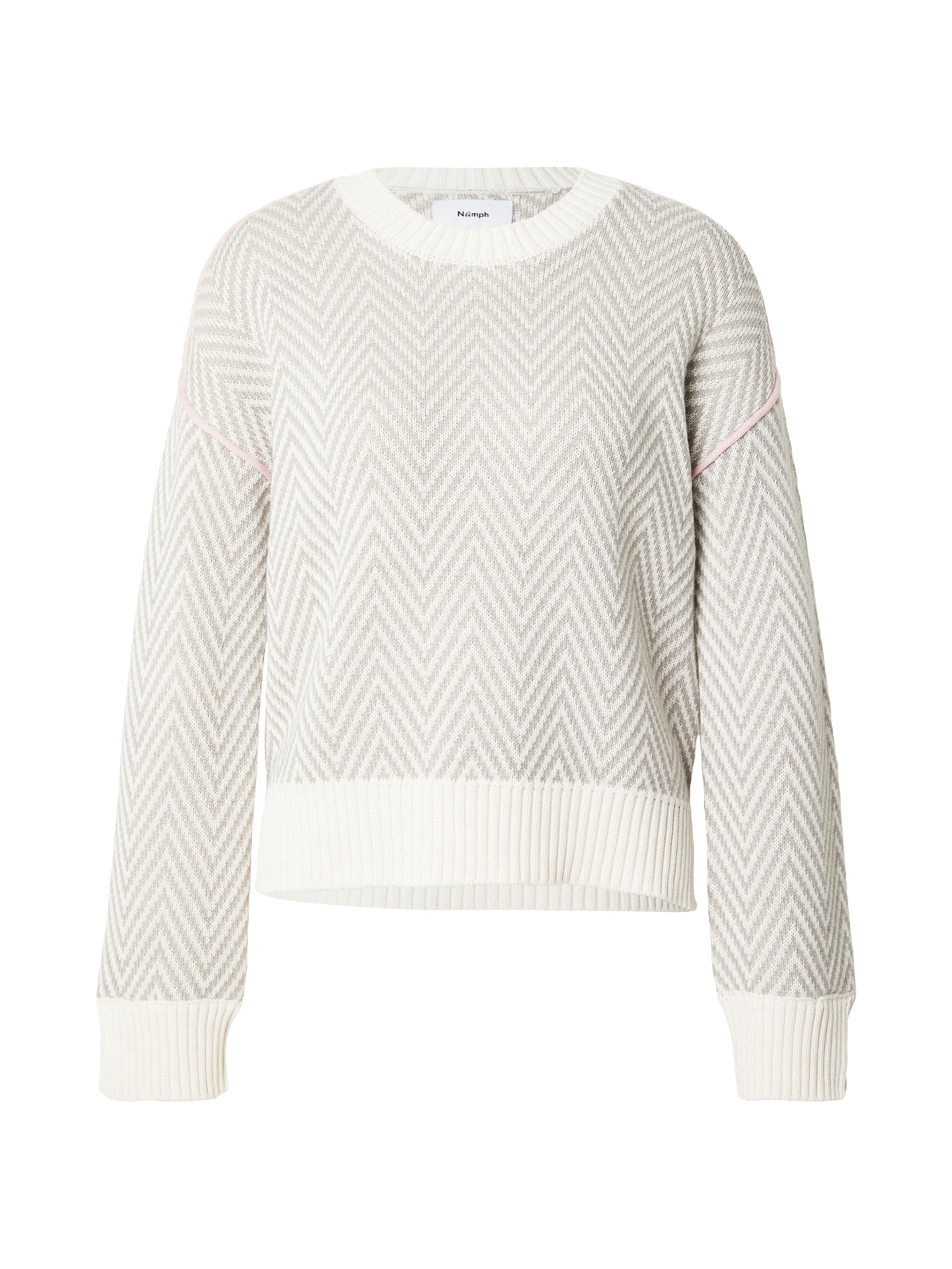 NÜMPH - Jersey 'RAVISSI' en gris: frente
