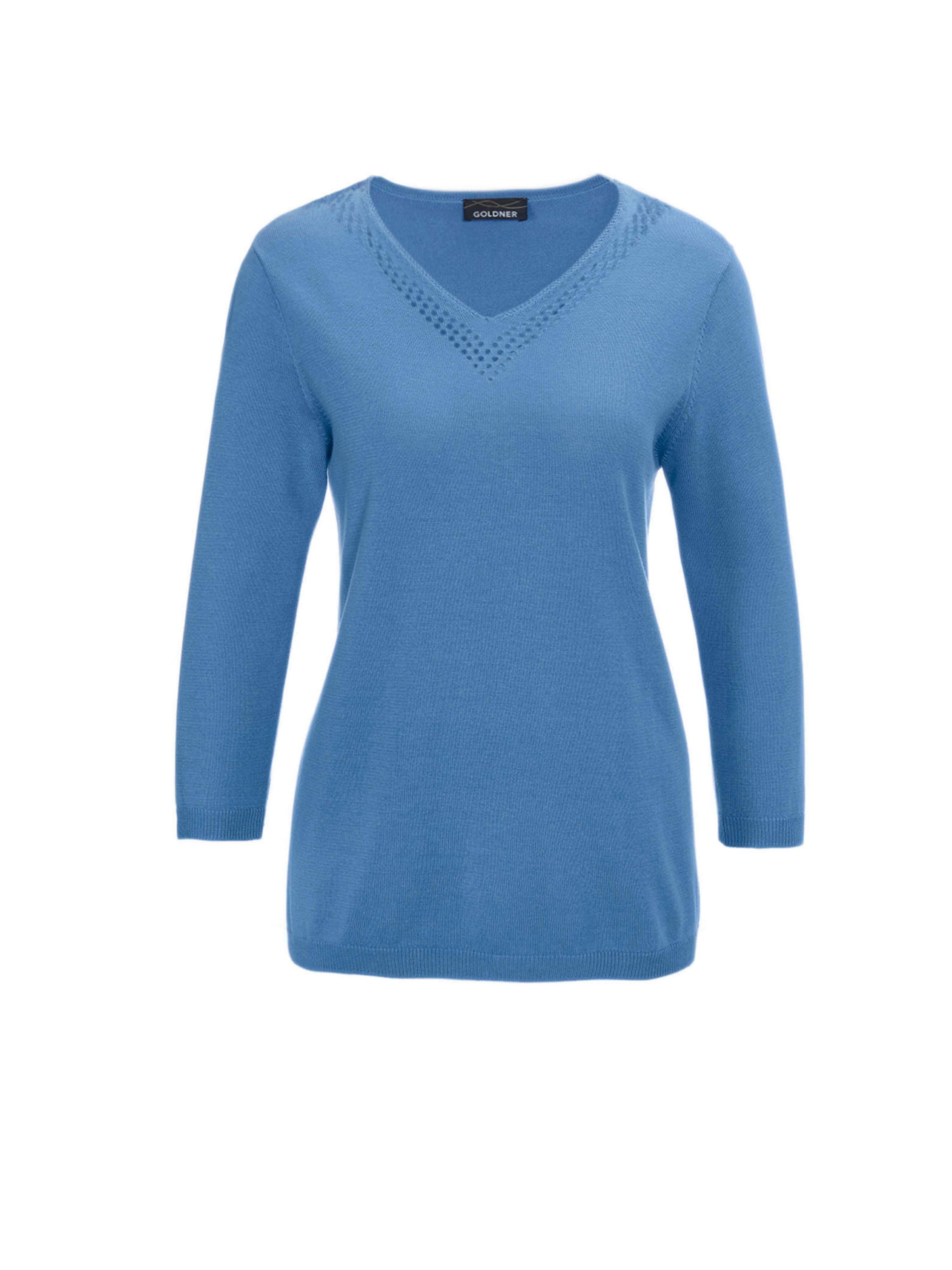 Pull-over Goldner en bleu : devant