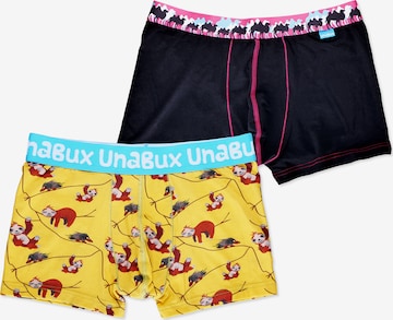 UNABUX Boxershorts in Gelb: Vorderseite