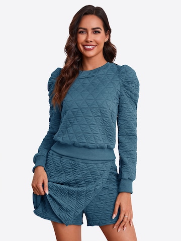 Imily Bela Hlačni kostim | modra barva: sprednja stran