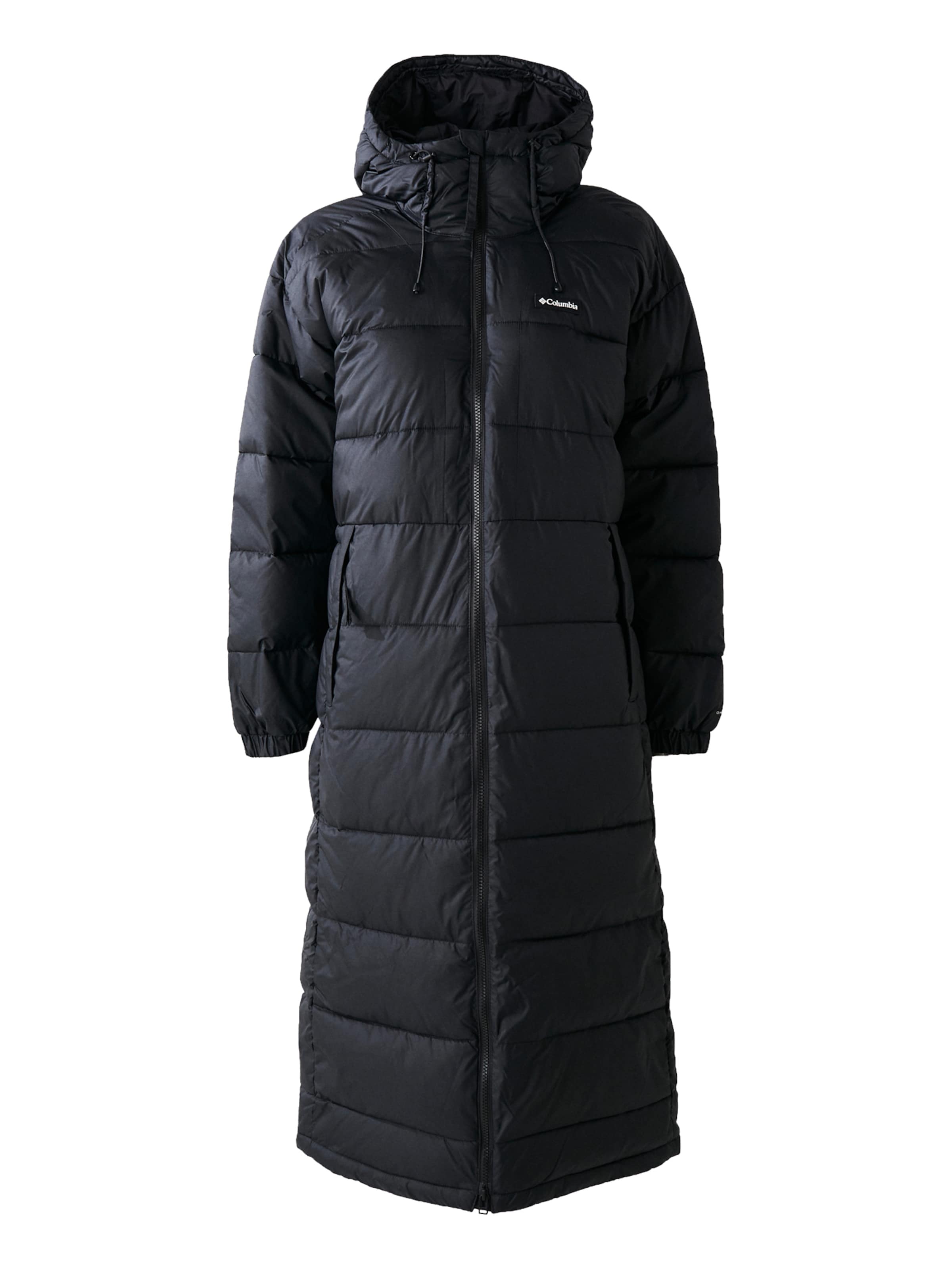 COLUMBIA Zunanji plašč &#x27;Pike Lake III&#x27; | črna barva: sprednja stran