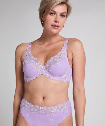 Hunkemöller T-Shirt BH 'Diva' in Lila: Vorderseite