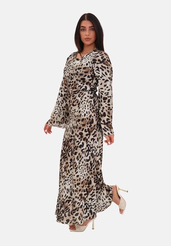 Elara Kjole 'Abaya' i beige