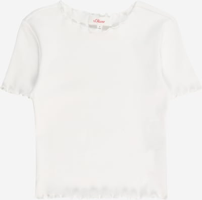 s.Oliver T-Shirt en blanc cassé, Vue avec produit