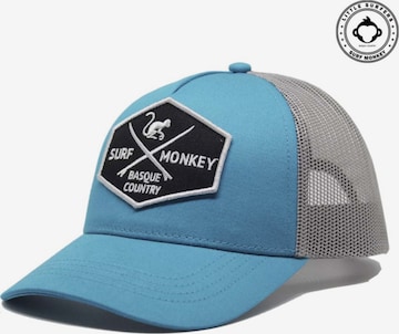 Surf Monkey Hat in Blue: front