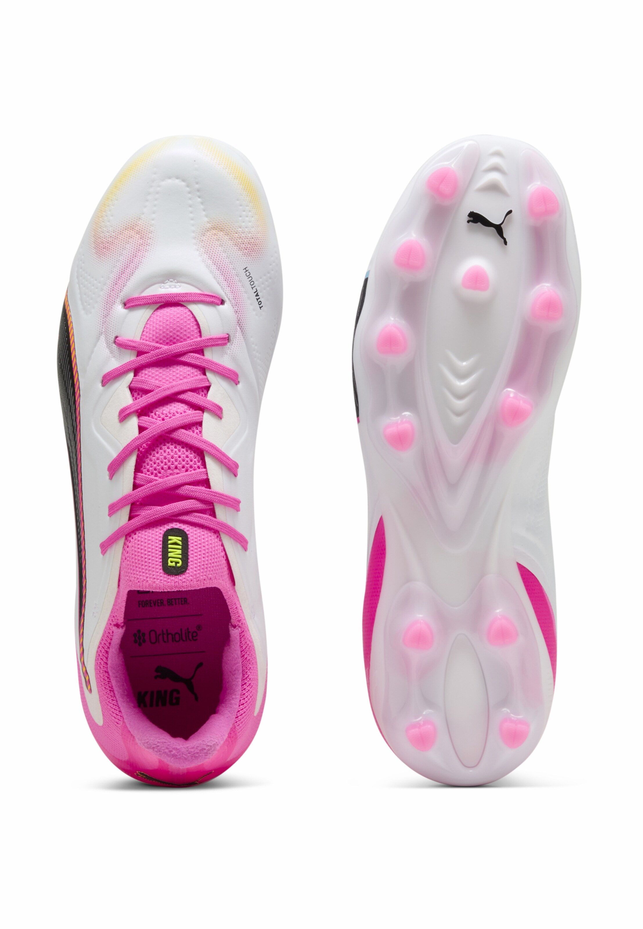 rozā PUMA Futbola apavi 'KING 20 PRO FG/AG'