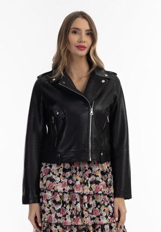 faina Between-season jacket in Black: front