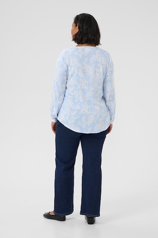 Chemisier 'Bella' KAFFE CURVE en bleu