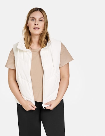 SAMOON Vest in White: front