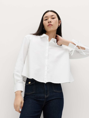 Marks & Spencer Blouse in Wit: voorkant