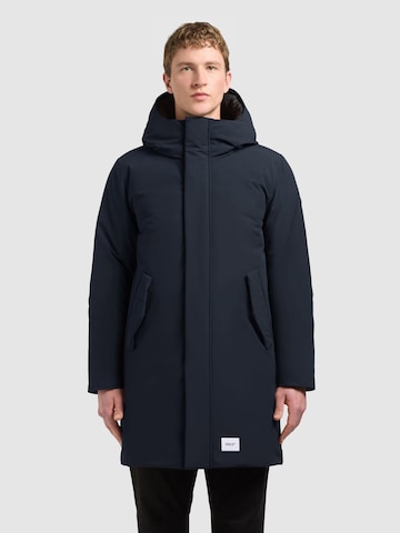 Manteau d’hiver khujo en bleu : devant