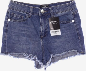 Lipsy Shorts in XS in Blue: front