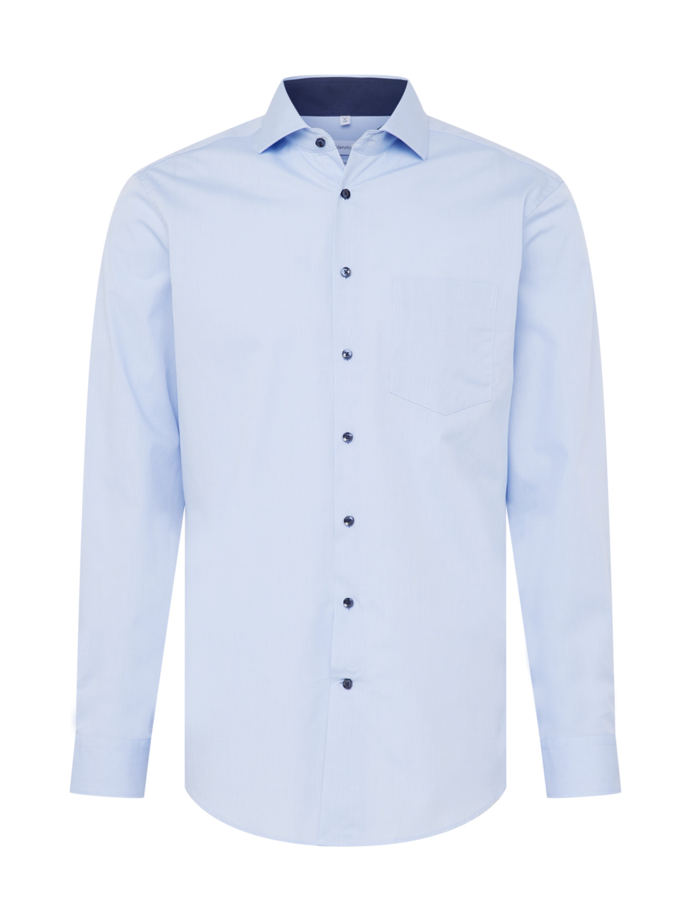 Coupe regular Chemise SEIDENSTICKER en bleu : devant