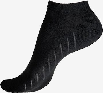 Chaussettes 'Fresh Up' KUNERT en noir : devant