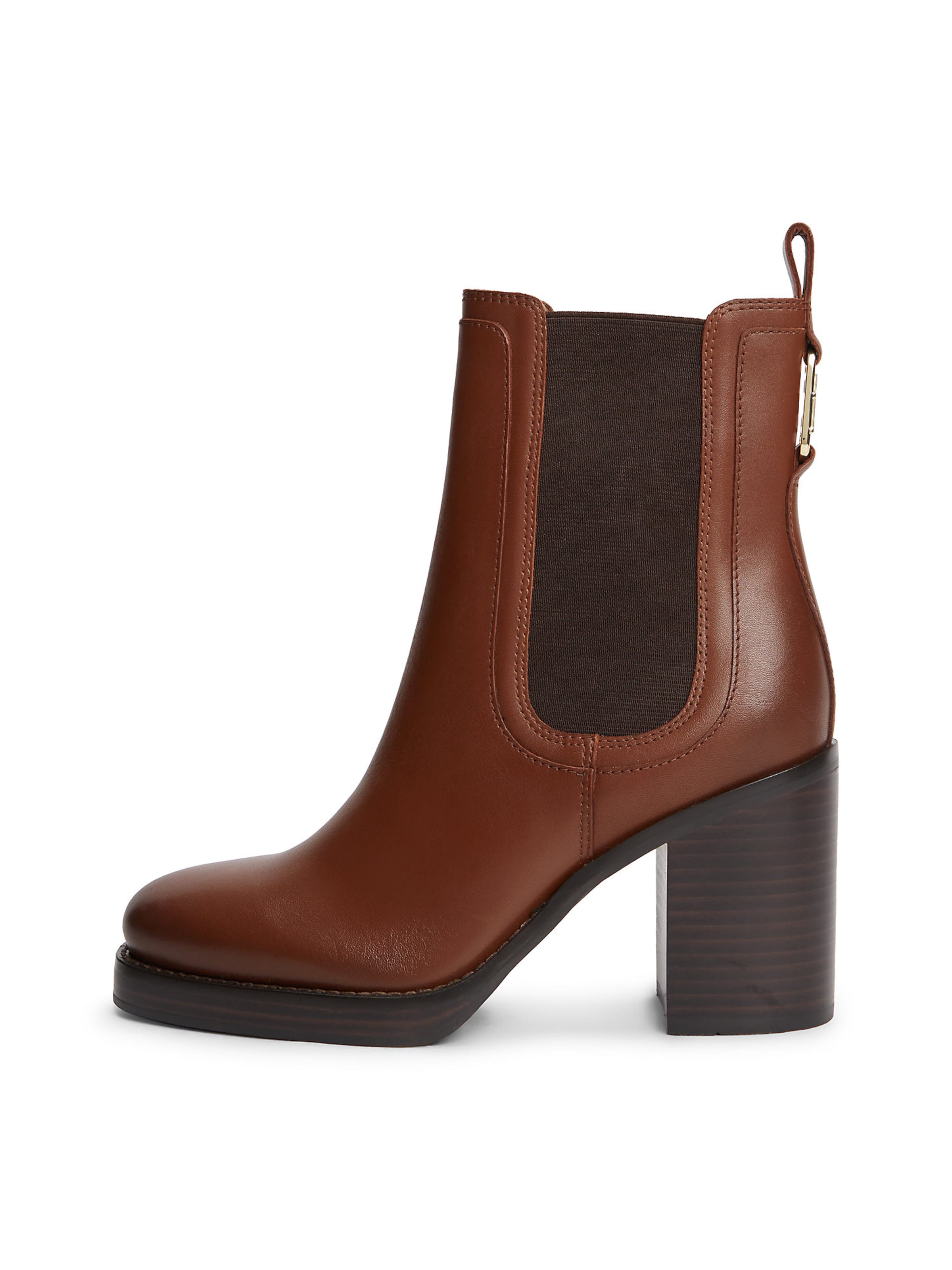 TOMMY HILFIGER Ankle Boots in Braun: Vorderseite