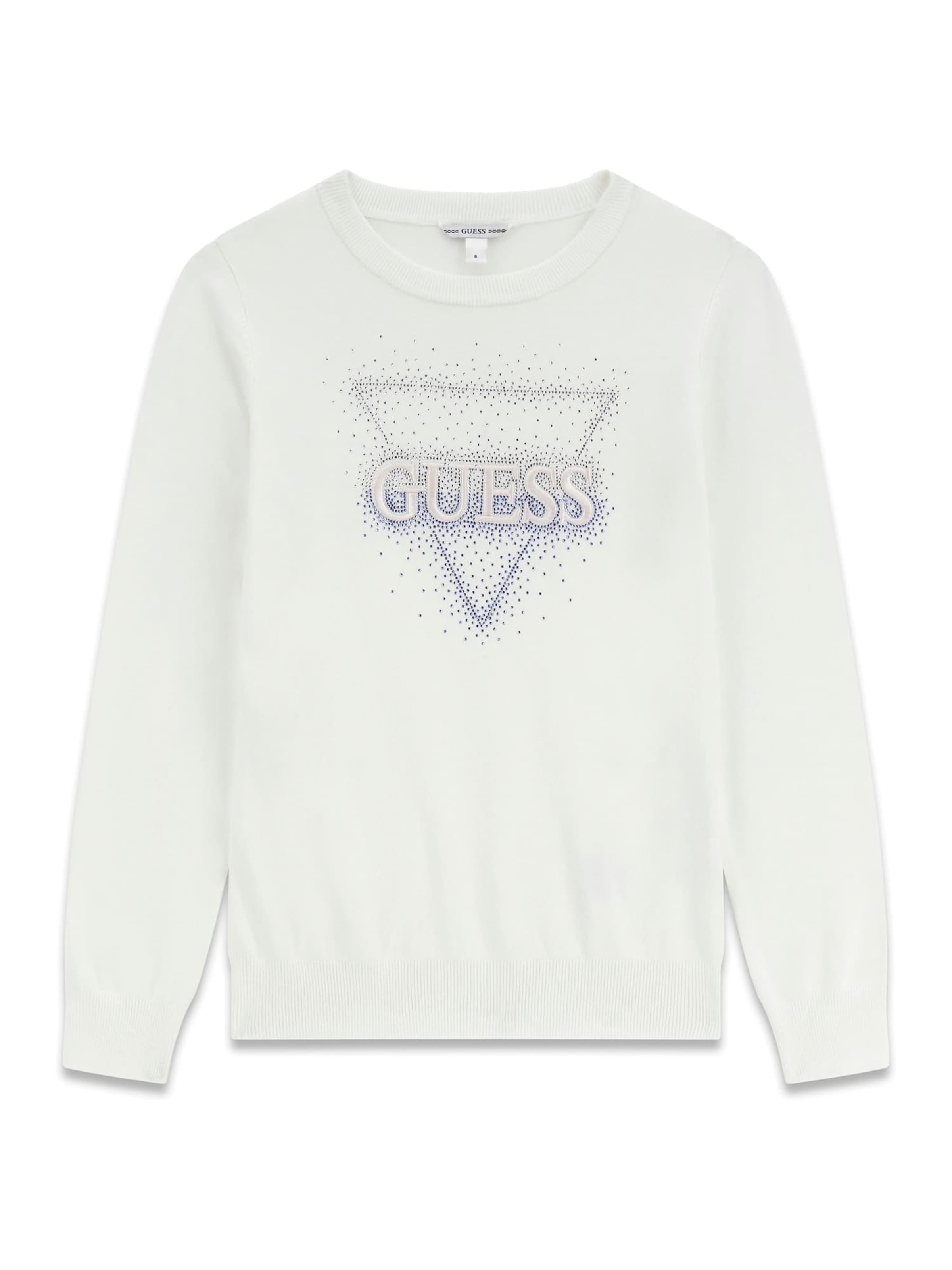 GUESS Sweatshirt in Weiß: Vorderseite