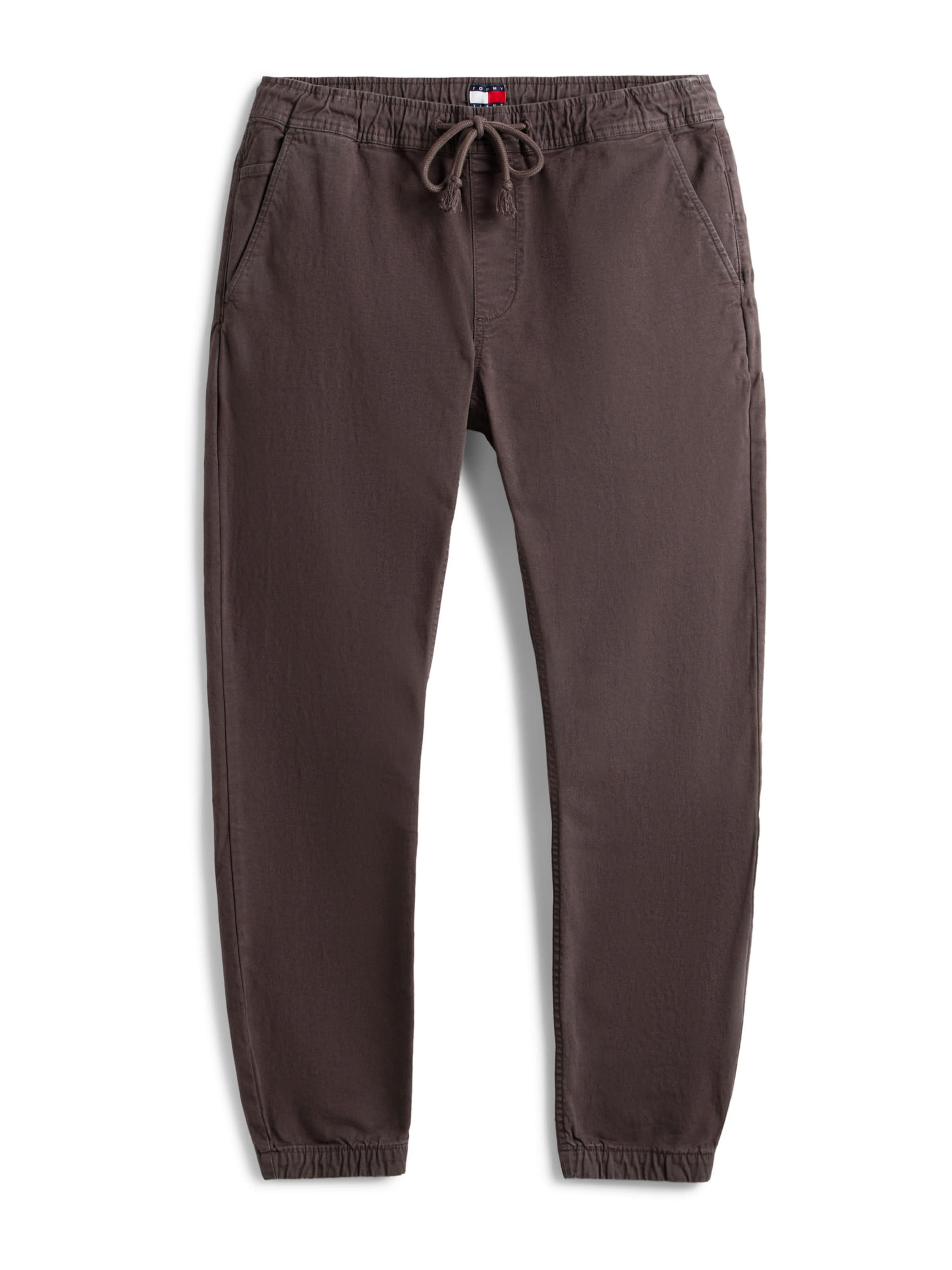 Tommy Jeans Nohavice 'SCANTON' - Sivá: predná strana