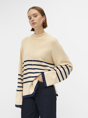 Pull-over 'ROMIA' OBJECT en beige : devant