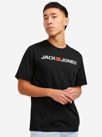 JACK & JONES Shirt 'Basic' in Black