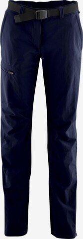 Maier Sports Outdoor Pants 'INARA SLIM' in Blue: front
