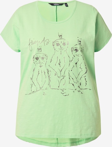 Ulla Popken Shirt in Grün: Vorderseite