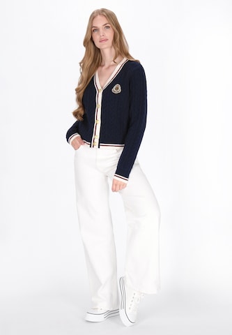 Cardigan DreiMaster Maritim en bleu