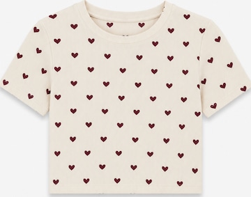 T-shirt Alexa Dash en beige : devant