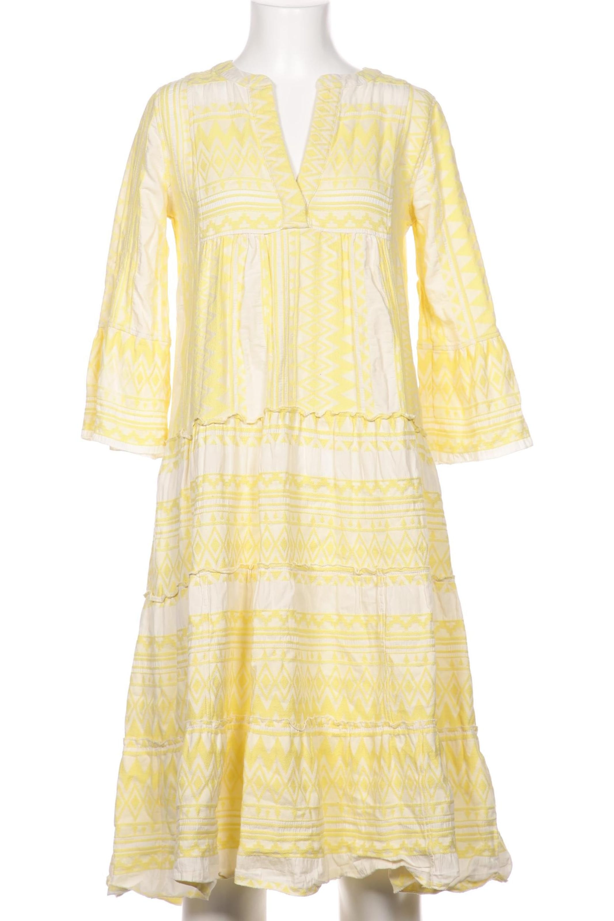 Flowers for Friends Kleid XS in Gelb: Vorderseite