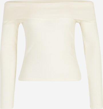 Noisy May Petite T-shirt 'TONI' i beige: framsida