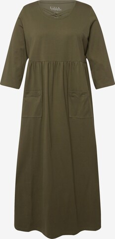 Robe Ulla Popken en vert : devant